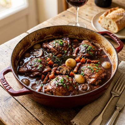 Coq au Vin — French cuisine